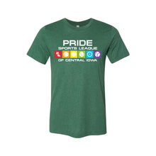 Pride Sports League Full Color Imprint T-Shirt-XS-Heather Grass Green-soft-and-spun-apparel