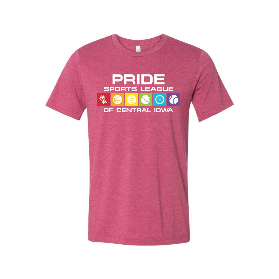 Pink discount sports shirt