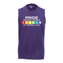 Pride Sports League Full Color Imprint Sleeveless Shirt-S-Purple-soft-and-spun-apparel