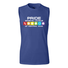 Pride Sports League Full Color Imprint Sleeveless Shirt-S-Royal-soft-and-spun-apparel